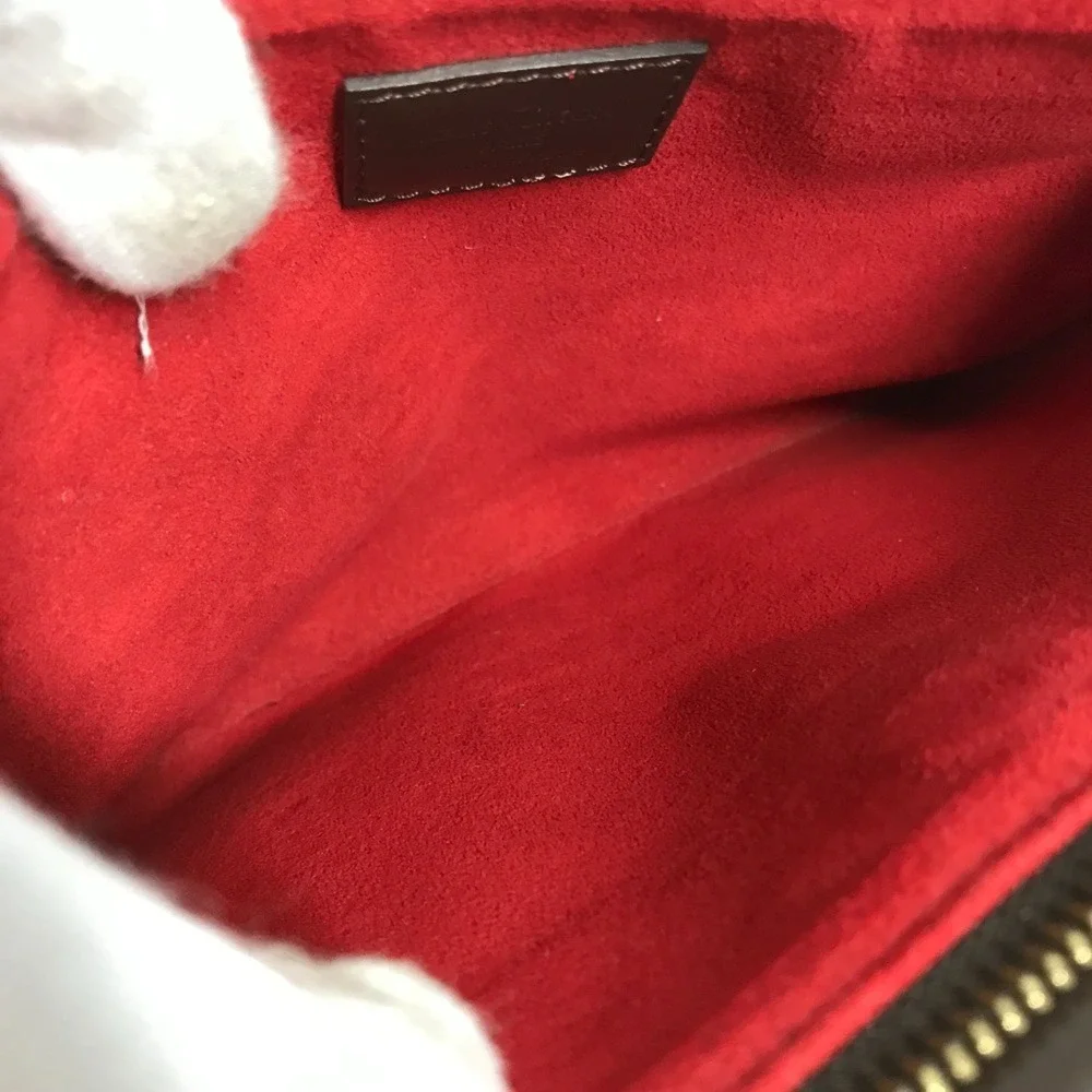 LOUIS VUITTON Brown Damier Canvas Pochette Shoulder Bag